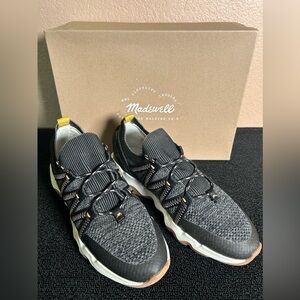 Madewell Field Knit Sneakers Sz(W) 12 (M)10.5 Black Granite Multi. ExcellentCond